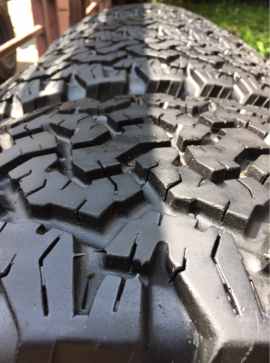 ยาง All BF Goodrich 265 70 17 กลางปี14 ดอกเต็ม ติดหนวด ราคาไม่แพง