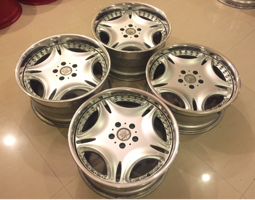 ล้อแท้ GESTALT VIROUGE Made in Japan ขอบ18 สภาพสวย ไม่ม