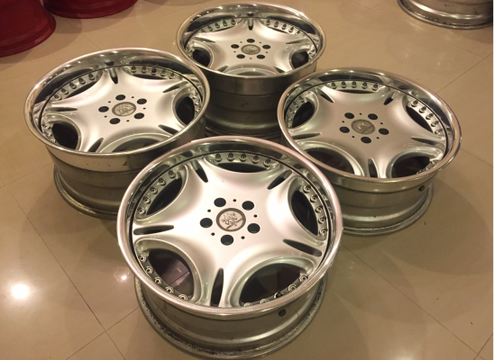 ล้อแท้ GESTALT VIROUGE Made in Japan ขอบ18 สภาพสวย ไม่ม