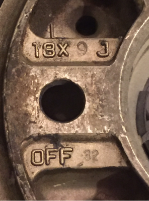 ล้อแท้ GESTALT VIROUGE Made in Japan ขอบ18 สภาพสวย ไม่ม