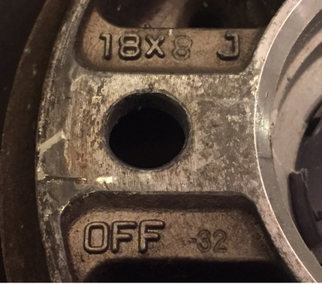 ล้อแท้ GESTALT VIROUGE Made in Japan ขอบ18 สภาพสวย ไม่ม