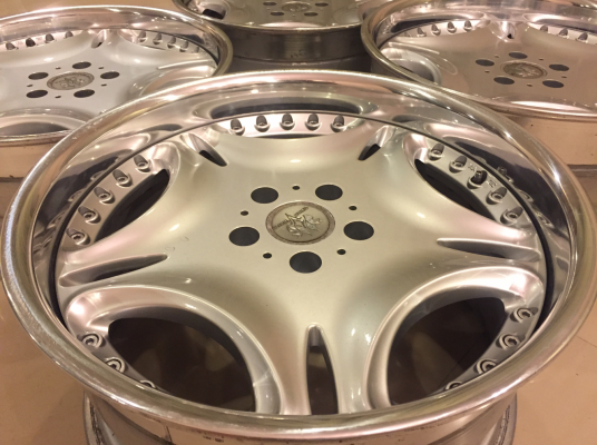 ล้อแท้ GESTALT VIROUGE Made in Japan ขอบ18 สภาพสวย ไม่ม