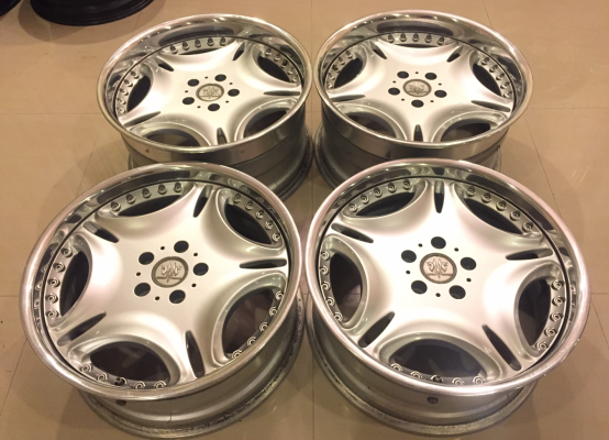 ล้อแท้ GESTALT VIROUGE Made in Japan ขอบ18 สภาพสวย ไม่ม