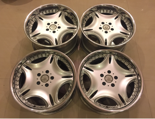 ล้อแท้ GESTALT VIROUGE Made in Japan ขอบ18 สภาพสวย ไม่ม