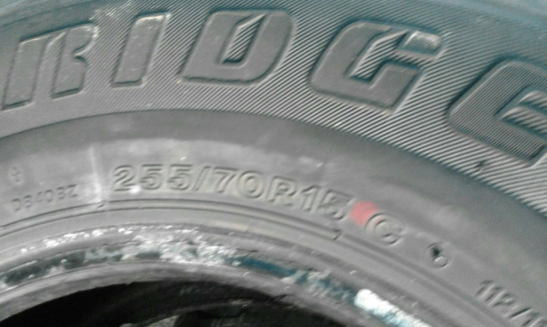 255/70R15 BRIDGESTONE DUELER มี 2 เส้น tel. 081-427-3941 255/70R15 BRIDGESTONE DUELER มี 2 เส้น tel. 081-427-3941
