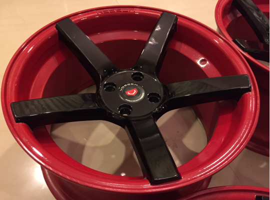 ล้อใหม่ Vossen ขอบ17 สีดำก้านแดง ราคาเร้าใจ