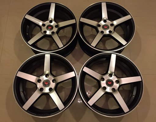 ล้อใหม่ Vossen ขอบ17 ก้านเงินร่องดำ  ราคาเร้าใจ