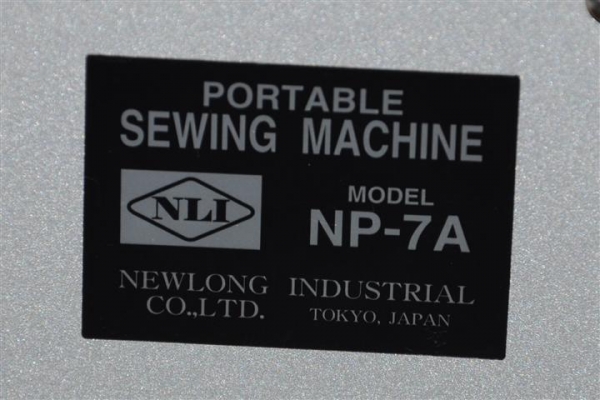 เครื่องเย็บกระสอบแบบมือถือ ของญี่ปุ่นแท้ๆ ยี่ห้อ NEWLONG รุ่น NP-7A MADE IN JAPAN