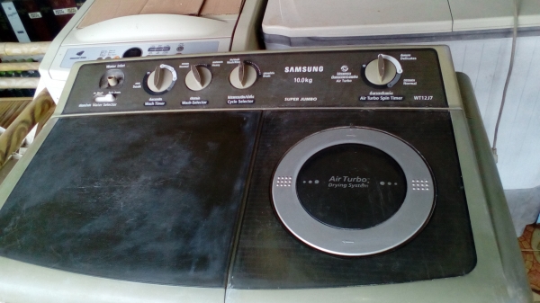 เครื่องซักผ้า 2 ถัง samsung 10 กก.
