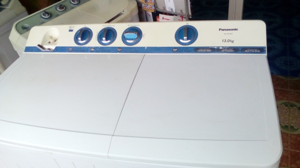 เครื่องซักผ้า 2 ถัง panasonic 13 กก.
