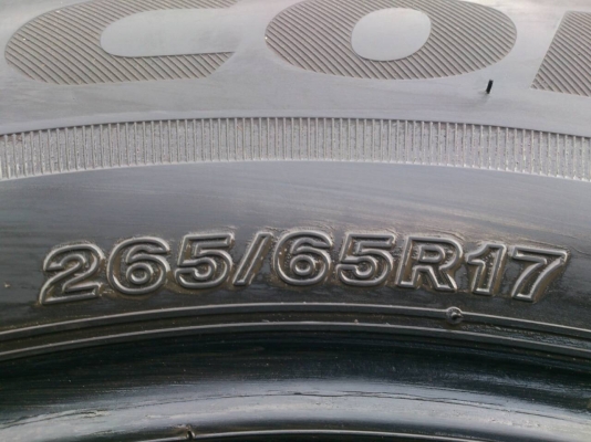 ขายยาง265/65R17 บริดสโตน อีโคเปีย ปี16 ดอกยางหนาสดไม่ร้าวไม่แตกลายไม่มีปะ สวยๆจำนวน 1 ชุด ขายยาง265/65R17 บริดสโตน อีโคเปีย ปี16 ดอกยางหนาสดไม่ร้าวไม่แตกลายไม่มีปะ สวยๆจำนวน 1 ชุด