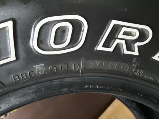 Maxxis Bighorn 265/75/16 ปลายปี11 สภาพดี 1ชุด