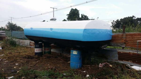 ถังน้ำมันติดรถสภาพสวยๆ ขนาด 15,000 ลิตร ทำสีใหม่สวยแจ่ม เหล็กหนาตรงสเปกครับ