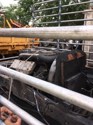 tractor-backhoe ขอบคุณลูกค้ามาจากนครศรีธรรมราช มารับเครื่องยนต์ MITSUBISHI4M พร้อมเกียร์สำหรับรถบรรทุก