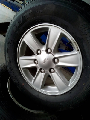แม๊ก ALL NEW 245/70R16 BRIDGESTONE DUELER ชุด 4 ล้อ tel.081-427-3941