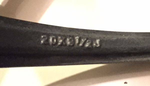 ล้อ Cosmis ขอบ20 สภาพสวย ไม่มีซ่อม ราคาไม่แพง