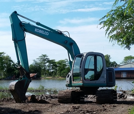 ขาย sk135 sr yy03 สภาพสวยพร้อมใช้งานไฟฟ้าครบแทรกใหญ่บูมอามร์พิเศษ