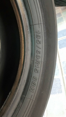ขายยาง Yokohama Ecos 195/60R15 ปี13