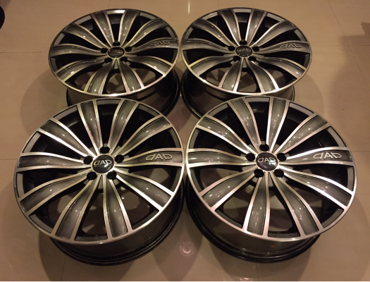 ล้อ DAD ขอบ18 สภาพสวย ไม่มีซ่อม ราคาไม่แพง