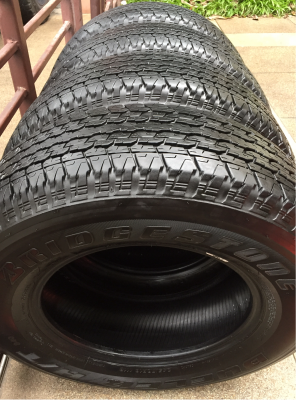 ยาง Bridgestone 245 70 16 ปี16 ดอกเต็ม ไม่มีปะ ราคาไม่แพง ยาง Bridgestone 245 70 16 ปี16 ดอกเต็ม ไม่มีปะ ราคาไม่แพง