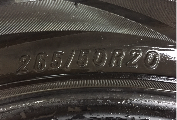 ยาง Maxxis 265 50 20 กลางปี14 พร้อมใช้งาน ราคาไม่แพง