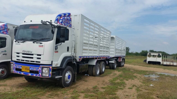 ขายรถพ่วงดัมพ์ Isuzu เครื่อง 360 แรง ปี 52 กระบะดัมพ์ต่อใหม่ ยางดี พร้อมใช้งาน ทะเบียนพร้อม ขายรถพ่วงดัมพ์ Isuzu เครื่อง 360 แรง ปี 52 กระบะดัมพ์ต่อใหม่ ยางดี พร้อมใช้งาน ทะเบียนพร้อม