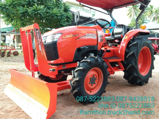 ปัญญาแทรคเตอร์..จัดมาให้ครับ ด่วน!!!คูโบต้า L3608SPใบมีดคานล่าง เล่มทะเบียนพร้อม สภาพพร้อมใช้ ส่ง จ.มุกดาหาร