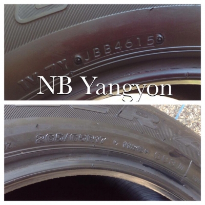 ยาง 265-65-17 ปลายปี15 ถอดป้ายแดง