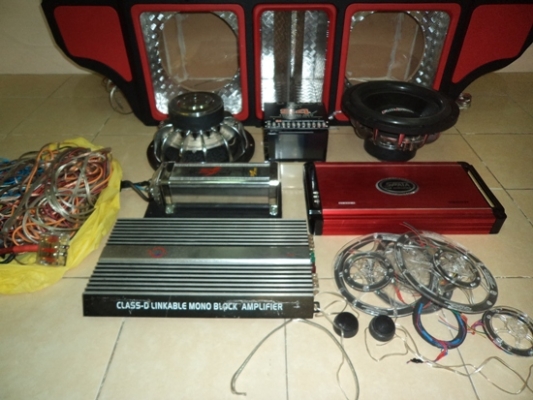 ขายชุดเครื่องเสียงดอก12นิ้วครบชุด