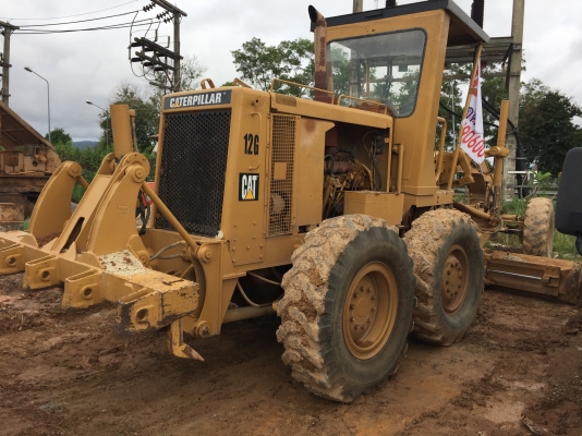 รถเกรดCAT12G ..61m6078 เล่มทะเบียนพร้อม รถสภาพดีใช้ได้ พร้อมใช้