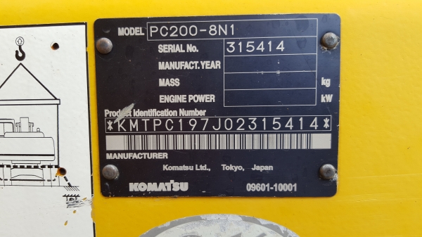 ขายkomatsu PC 200-8N1