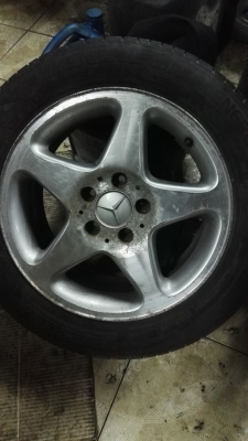 ขายล้อ benz ขอบ16 พร้อมยาง ตามสภาพ
