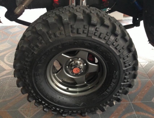 ขายยางตะขาบ Simex 36x12.5x16 ปี14 ทั้ง4เส้น ไม่เคยปะ