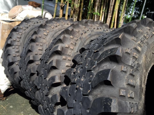 ขายยางตะขาบ Simex 36x12.5x16 ปี14 ทั้ง4เส้น ไม่เคยปะ