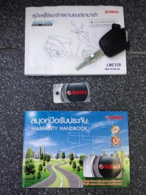 New Yamaha Fino125i Deluxe ตัวท็อป ล้อแม็ก รถ 3 เดือน ไร้ตำหนิ สภาพป้ายแดง