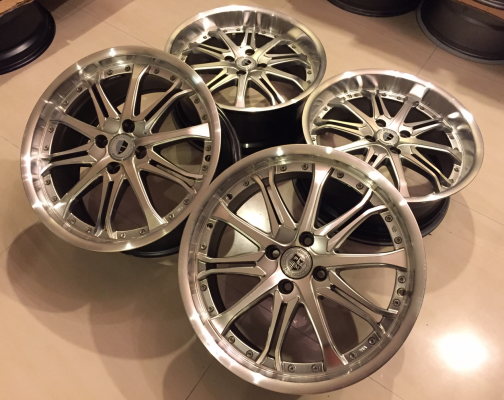 ล้อลาย W-WORK SC4 ขอบ17 สภาพสวย ราคาไม่แพง