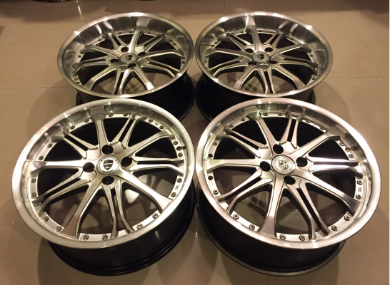 ล้อลาย W-WORK SC4 ขอบ17 สภาพสวย ราคาไม่แพง