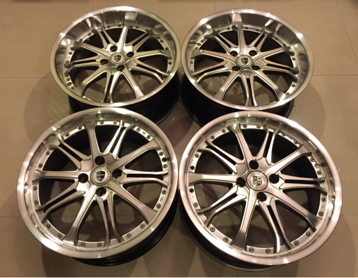 ล้อลาย W-WORK SC4 ขอบ17 สภาพสวย ราคาไม่แพง