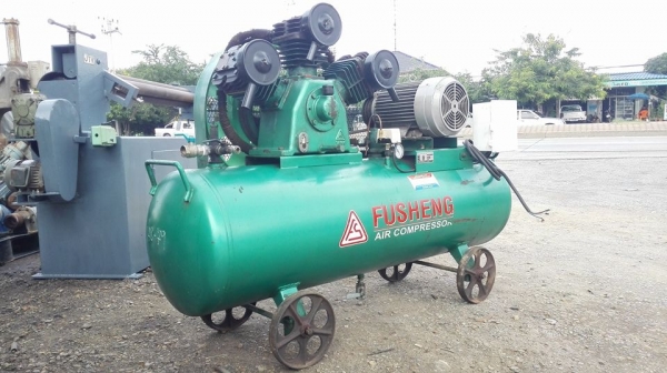 ** SOLD ** ปั้มลมฟูเช็ง FUSHENG 10 HP 300 L.ไฟ 380V พร้อมใช้ประกัน 6 เดือน