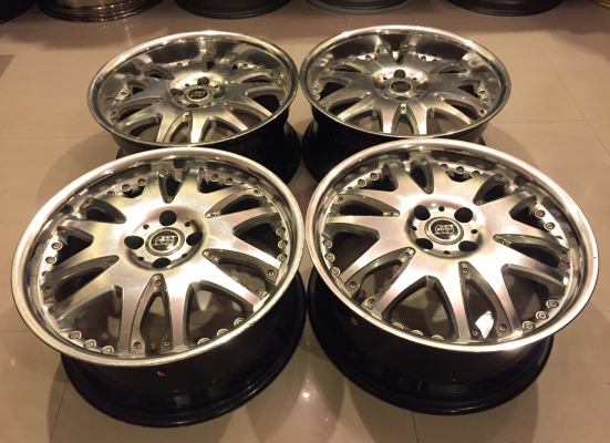 ล้อลาย CLUB LINEA L566 ขอบ17 สภาพสวย ไม่มีซ่อม ราคาไม่แพง