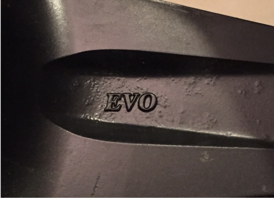 ล้อ EVO ขอบ17 สีดำด้าน สภาพสวย ไม่มีซ่อม ราคาไม่แพง