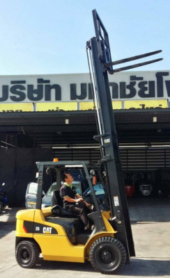 จำหน่ายรถ Used Cat Forklift ดีเซล DP25NT เสา 4 เมตร เกียร์ออโต้ ทำสี เปลี่ยนยาง จำหน่ายรถ Used Cat Forklift ดีเซล DP25NT เสา 4 เมตร เกียร์ออโต้ ทำสี เปลี่ยนยาง