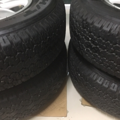 ขายล้อแม็ก D-Max Vcross อีซุซุดีแม็ก วีครอส ขอบ16 พร้อมยาง BRIGGESTONE 245/70/16 ยางปลายปี 15 ดอกหนาๆ