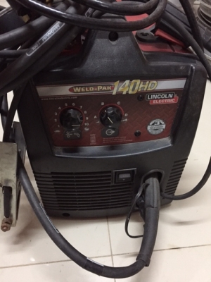 ตู้เชีอม co2 Mig ยี่ห้อ Lincoln USA สภาพใหม่มาก ไฟ 110V