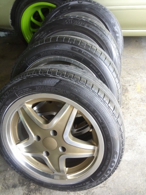 แม็กแท้เจแปน 4 รู ขอบ 16 พร้อมยาง ราคาถูก