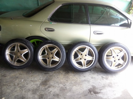 แม็กแท้เจแปน 4 รู ขอบ 16 พร้อมยาง ราคาถูก