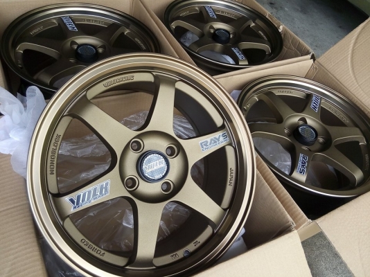 ล้อใหม่ TE37 ขอบ 15 งานดี ราคาถูก 4 วง 7900 บาท