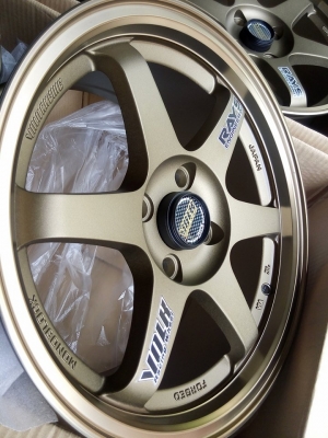 ล้อใหม่ TE37 ขอบ 15 งานดี ราคาถูก 4 วง 7900 บาท ล้อใหม่ TE37 ขอบ 15 งานดี ราคาถูก 4 วง 7900 บาท