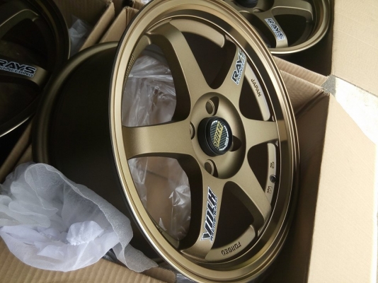 ล้อใหม่ TE37 ขอบ 15 งานดี ราคาถูก 4 วง 7900 บาท ล้อใหม่ TE37 ขอบ 15 งานดี ราคาถูก 4 วง 7900 บาท