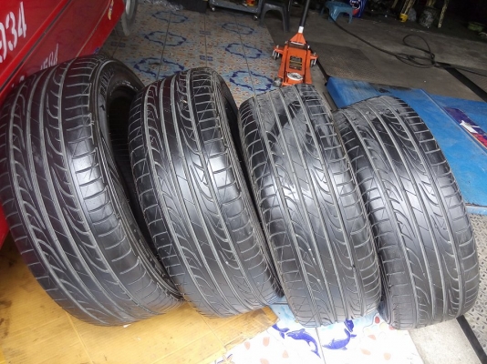 เบิกใหม่เส้นละ 5000 ขาย 4 เส้น 7500 ยางดันลอปขอบ 17 ปี 16